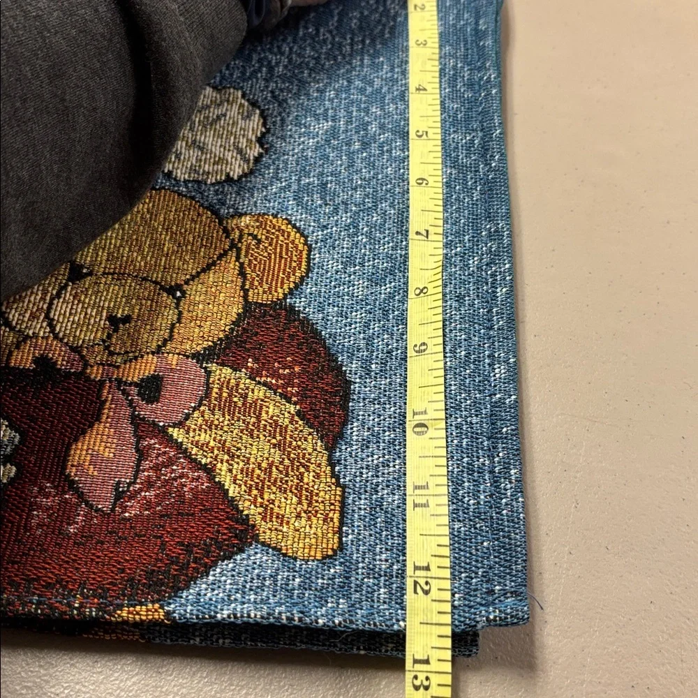 Santa Claus Holiday Tapestry with Bears
